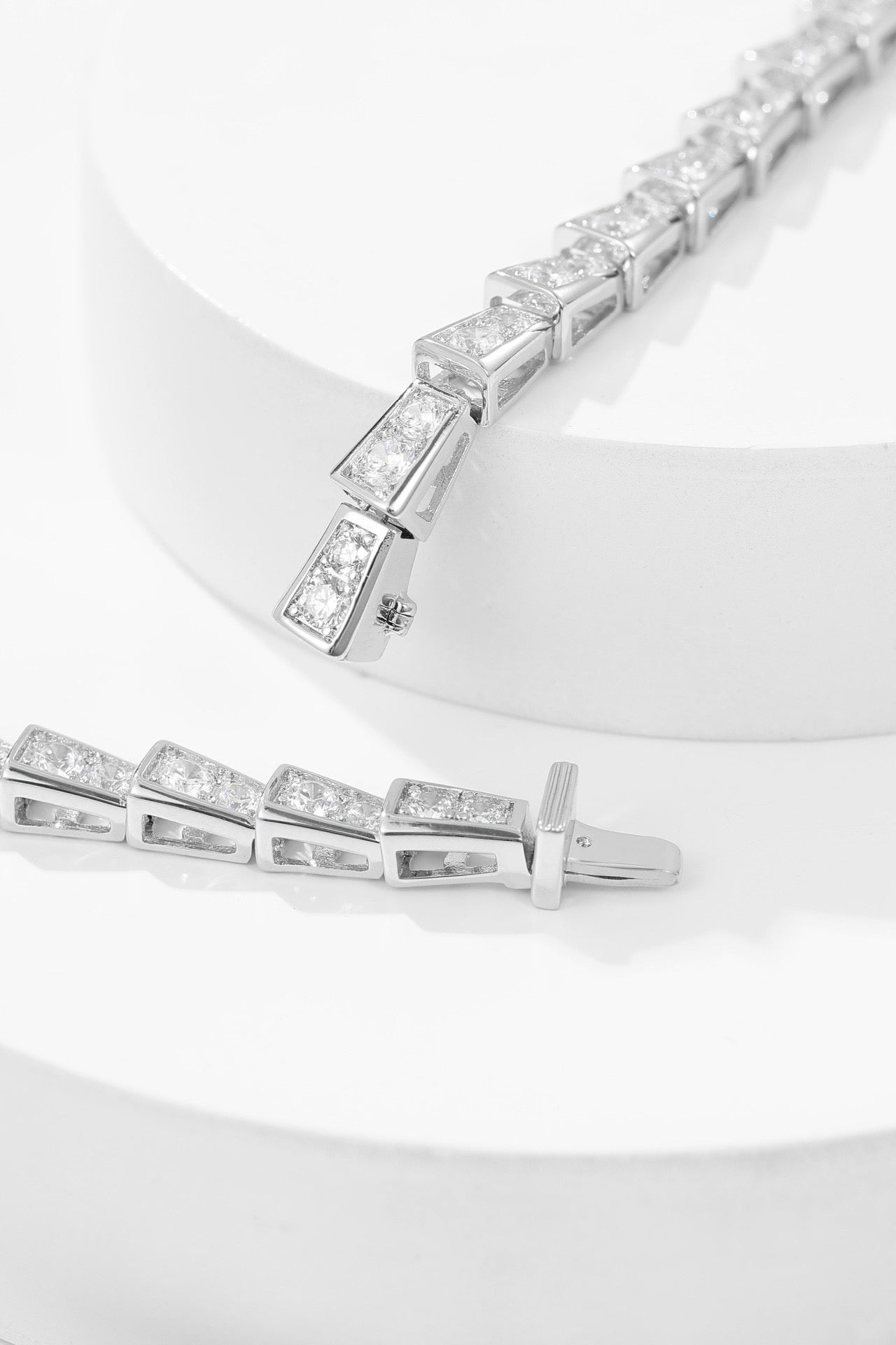 [Solara Jewelry]SERPENTI NECKLACE SILVER DIAMOND