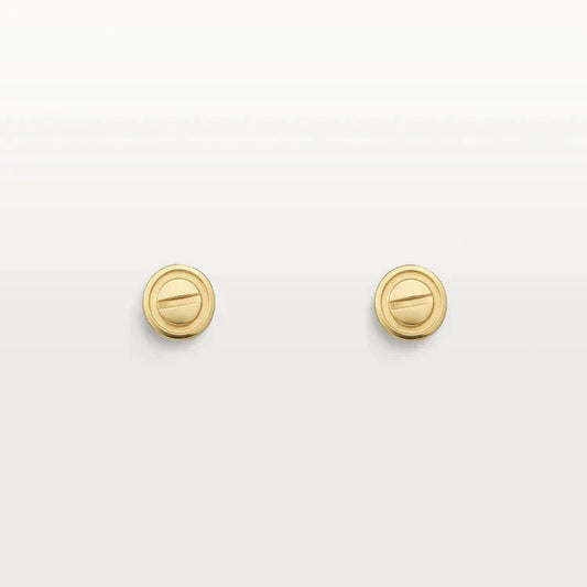 [Solara Jewelry]LOVE EARRINGS GOLD 10MM