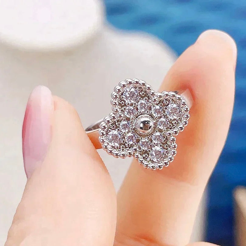 [Solara Jewelry]CLOVER DIAMOND RING