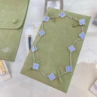 [Solara Jewelry]HALSKETTE KLEE 10 MOTIVE LILA CHALZEDON