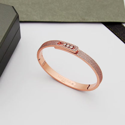 [Solara jewelry]Move Noa Full Pavé Diamond Bangle Bracelet