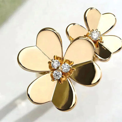 [Solara Jewelry]CLOVER COMOS GOLD DIAMOND RING