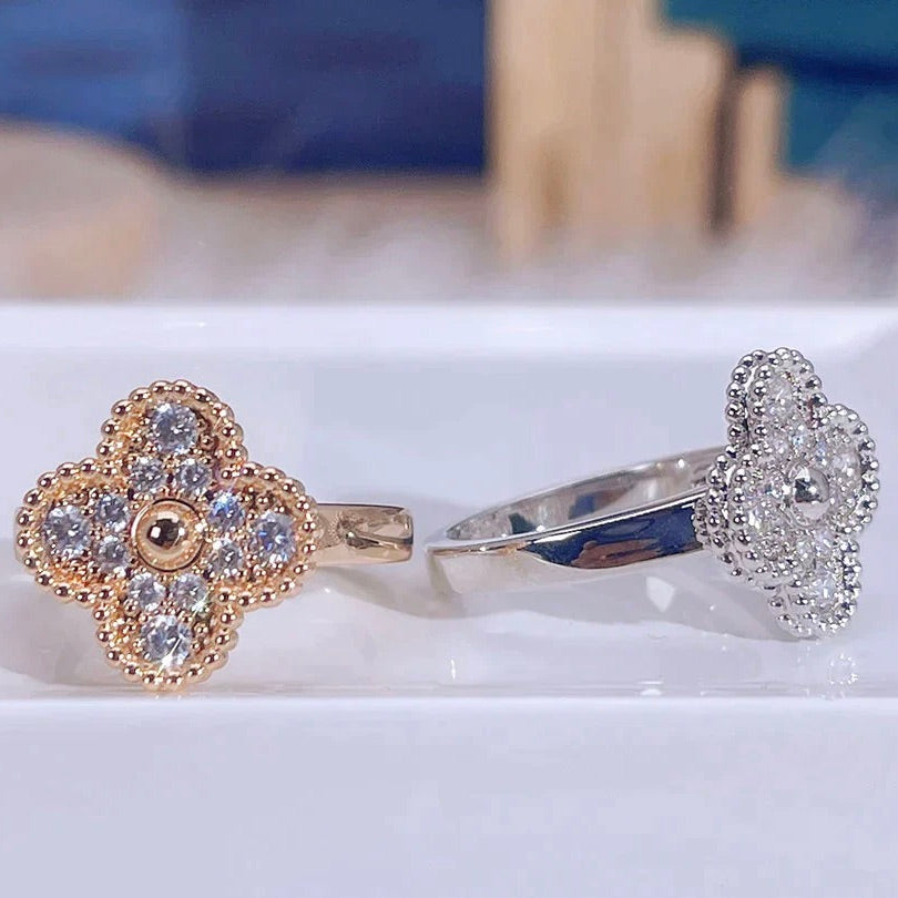 [Solara Jewelry]CLOVER DIAMOND RING