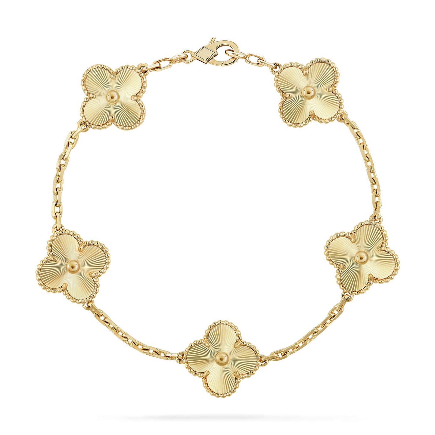 [Solara Jewelry]CLOVER 5 FLOWERS LASER BRACELET