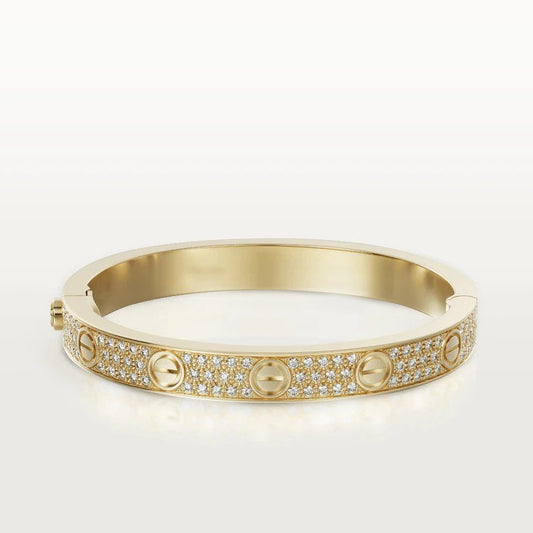 [Solara Jewelry]LOVE BRACELET 6.1MM DIAMOND-PAVED