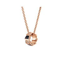 [Solara Jewelry]SCHLANGEN-ANHÄNGER-DIAMANTKETTE