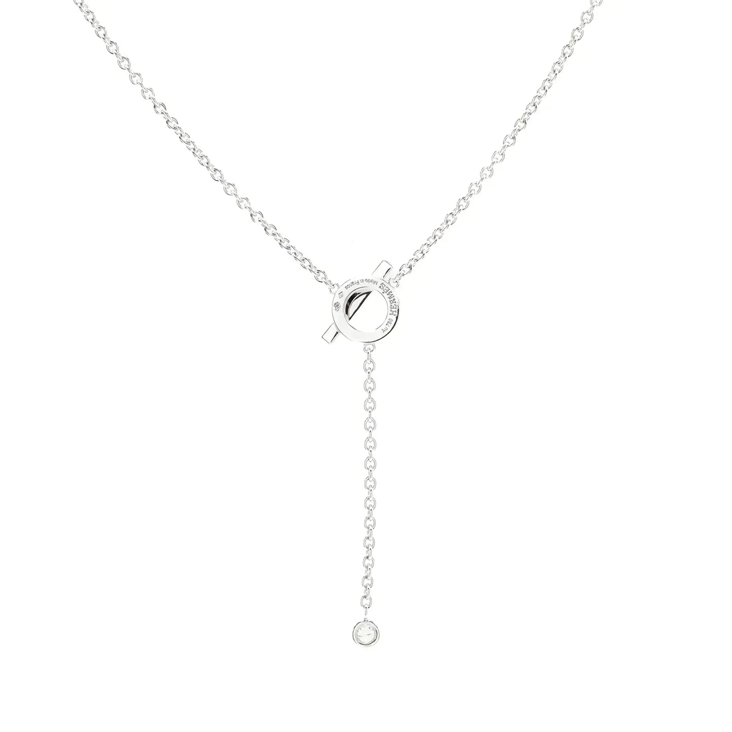 [Solara Jewelry]FINESSE SILVER DIAMOND NECKLACE