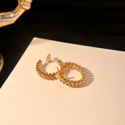 [Solara Jewelry]CLASH SMALL HOOP EARRINGS
