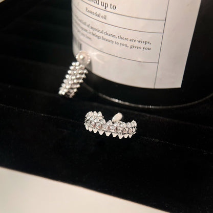 [Solara Jewelry]CLASH SMALL HOOP EARRINGS
