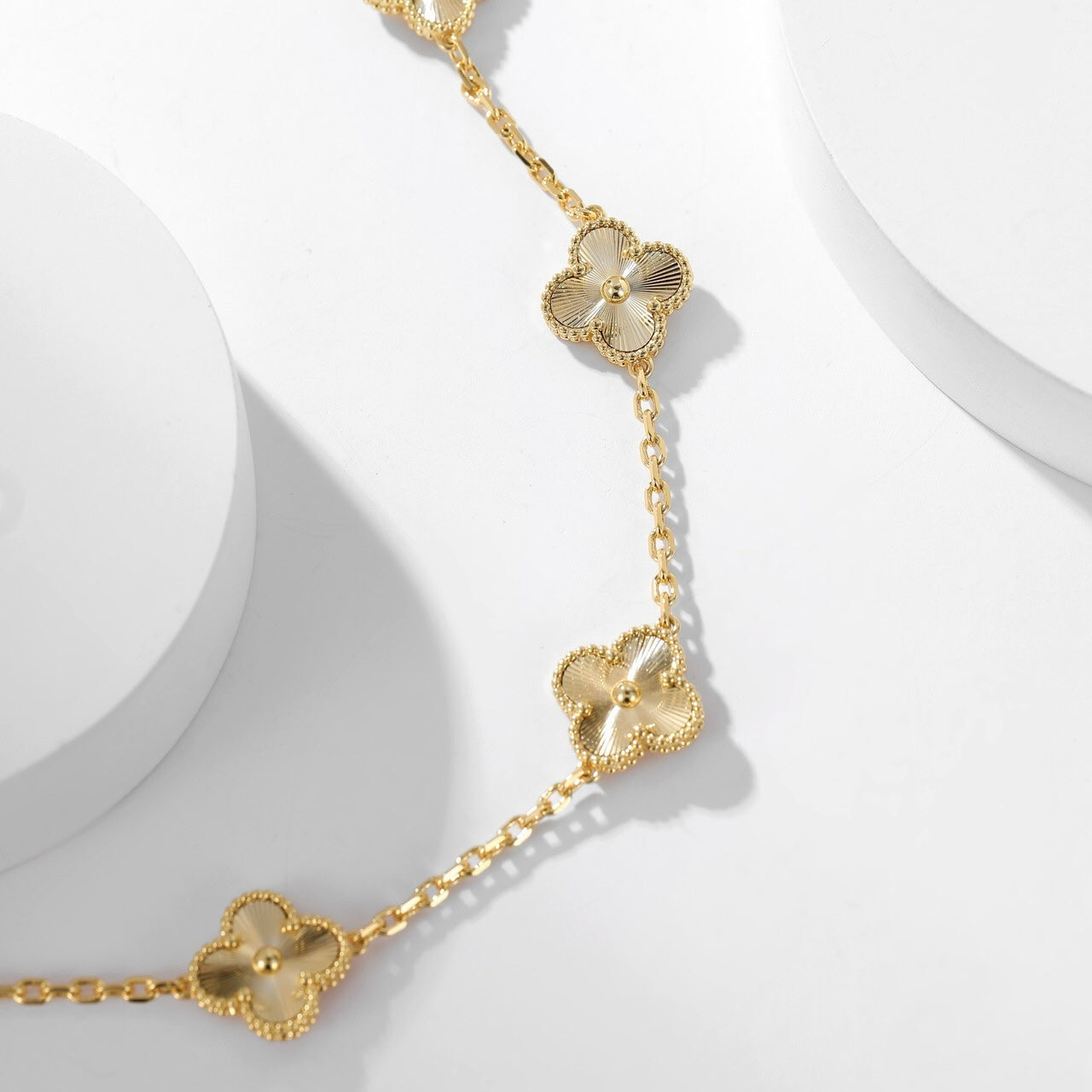 [Solara Jewelry]CLOVERS THE 10-MOTIFS LASER NECKLACE
