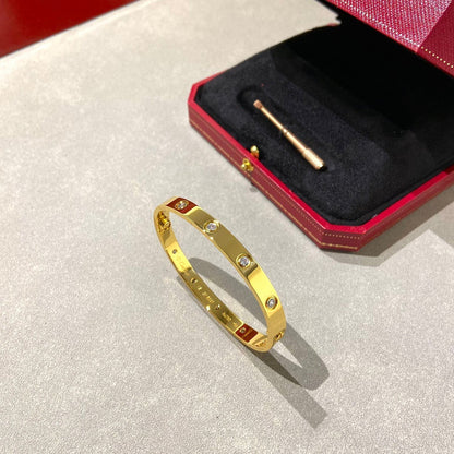 [Solara Jewelry]LOVE BRACELET 6.1MM 10 DIAMONDS