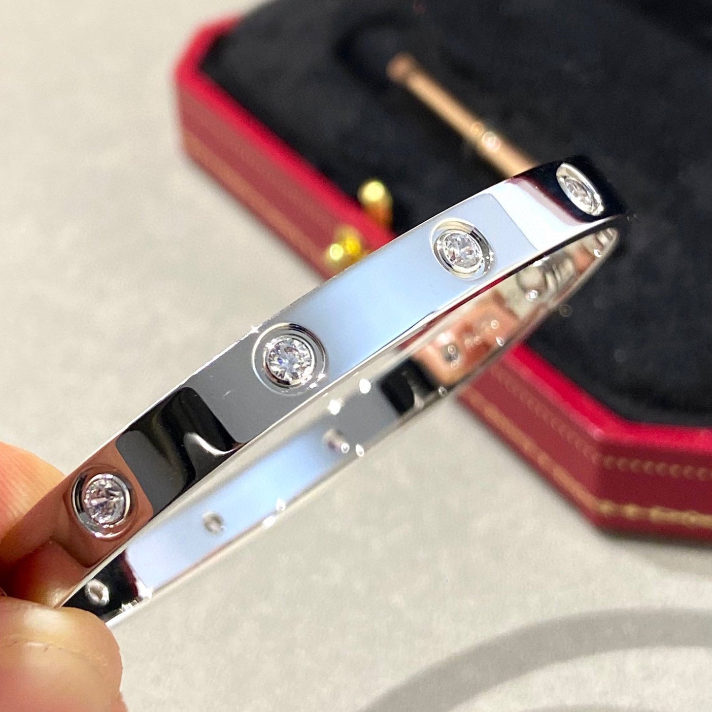 [Solara Jewelry]LOVE BRACELET 6.1MM 10 DIAMONDS