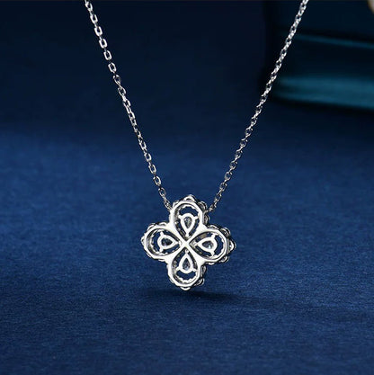 [Solara Jewelry]LOOP NECKLACE FULL MOTIF DIAMOND 16MM MULTIPLE COLORS
