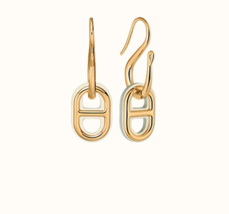 [Solara Jewelry]HM O'MAILLON GOLD EARRINGS