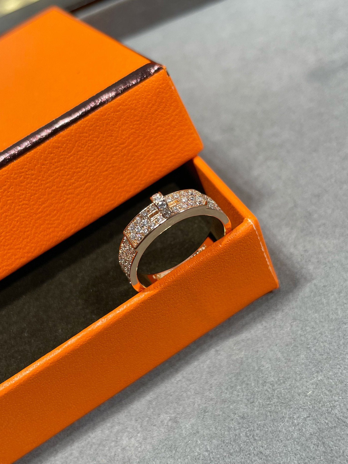 [Solara Jewelry]KELLY PINK GOLD DIAMOND RING