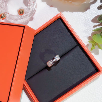 [Solara Jewelry]H RING FULL DIAMOND