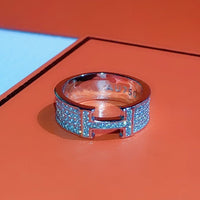 [Solara Jewelry]H RING FULL DIAMOND