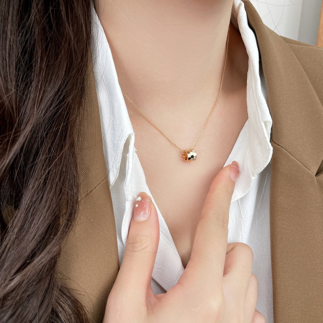 [Solara Jewelry]BEE MINI PEDANT DIAMOND NECKLACE