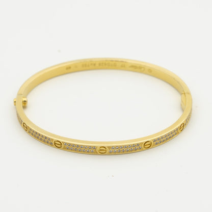 [Solara Jewelry]LOVE BRACELET 3.65MM DIAMOND-PAVED