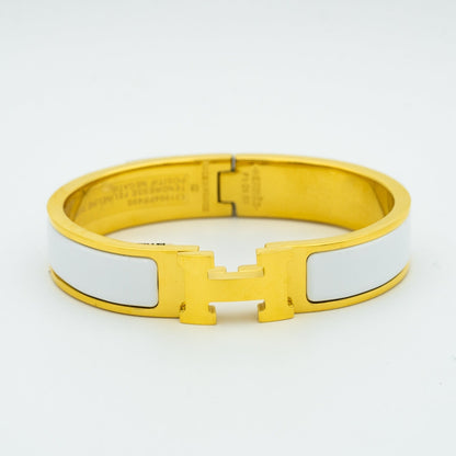 [Solara Jewelry]H WHITE BRACELET