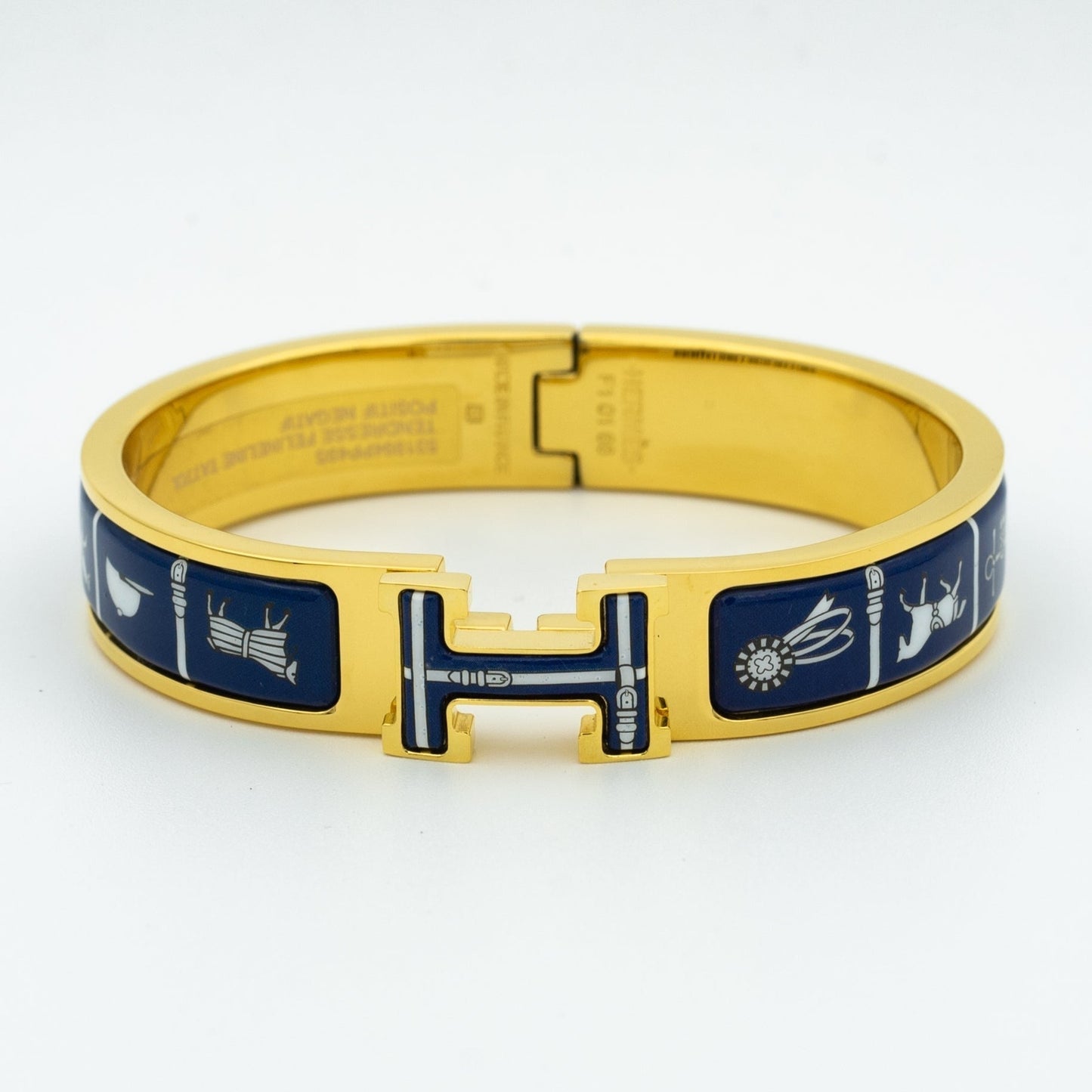 [Solara Jewelry]H BRACELET BLUE CERAMIC