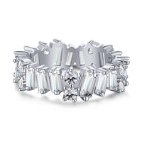 [Solara Jewelry]Delicate Multi Shape Tennis Ring