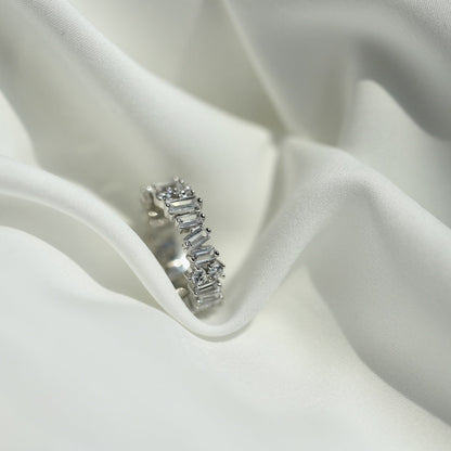 [Solara Jewelry]Delicate Multi Shape Tennis Ring
