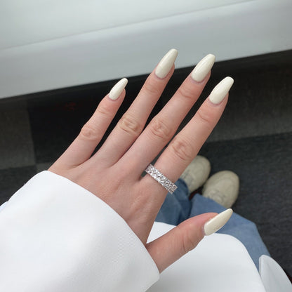 [Solara Jewelry]Sparkling Full Heart Ring