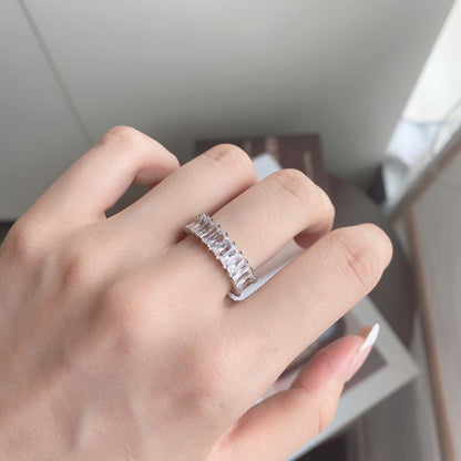 [Solara Jewelry]Unique Colorful Radiant Cut RIng