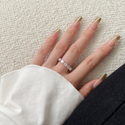 [Solara Jewelry]Exquisite Pear Cut Tennis Ring