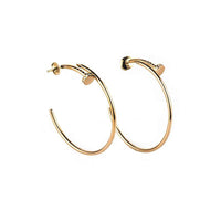 [Solara Jewelry]JUSTE EARRINGS GOLD DIAMONDS 1.8MM