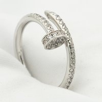 [Solara Jewelry]JUSTE RING 1.8MM SILVER DIAMONDS