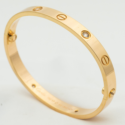 [Solara Jewelry]LOVE BRACELET 6.1MM 4 DIAMONDS