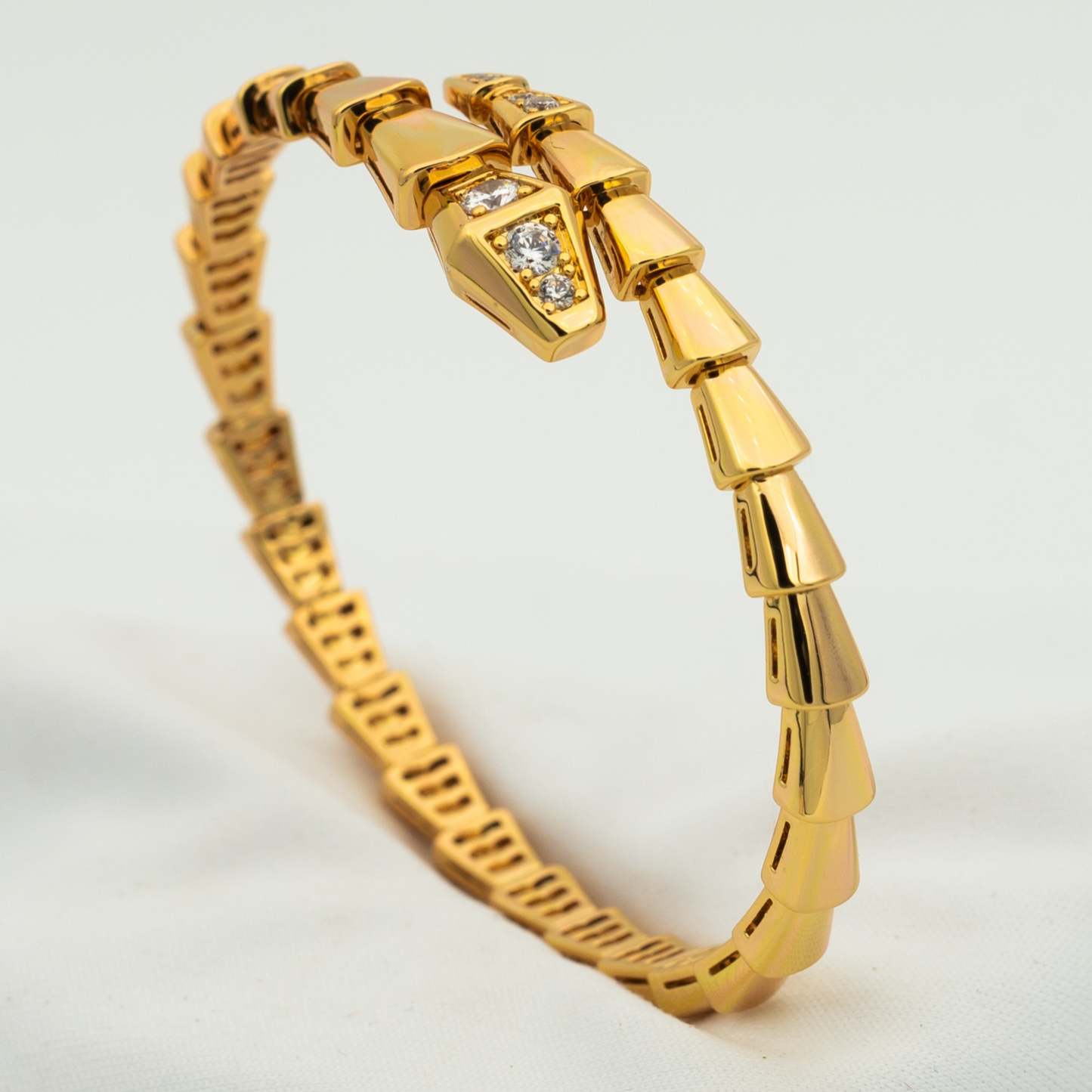 [Solara Jewelry]SERPENTI BRACELET DIAMONDS
