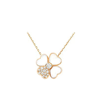 [Solara Jewelry]KLEE MOP DIAMANT ROSÉGOLD HALSKEТТЕ