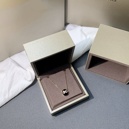 [Solara Jewelry]JEUX DE PINK GOLD DIAMOND NECKLACE