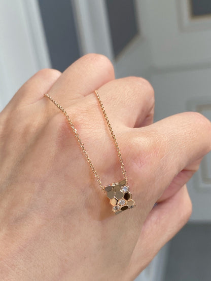 [Solara Jewelry]BEE LOVE DIAMOND NECKLACE