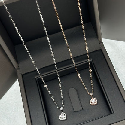 [Solara jewelry]JOY HEART DIAMOND NECKLACE