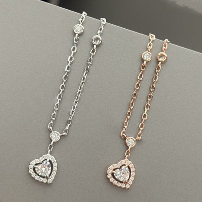 [Solara jewelry]JOY HEART DIAMOND NECKLACE