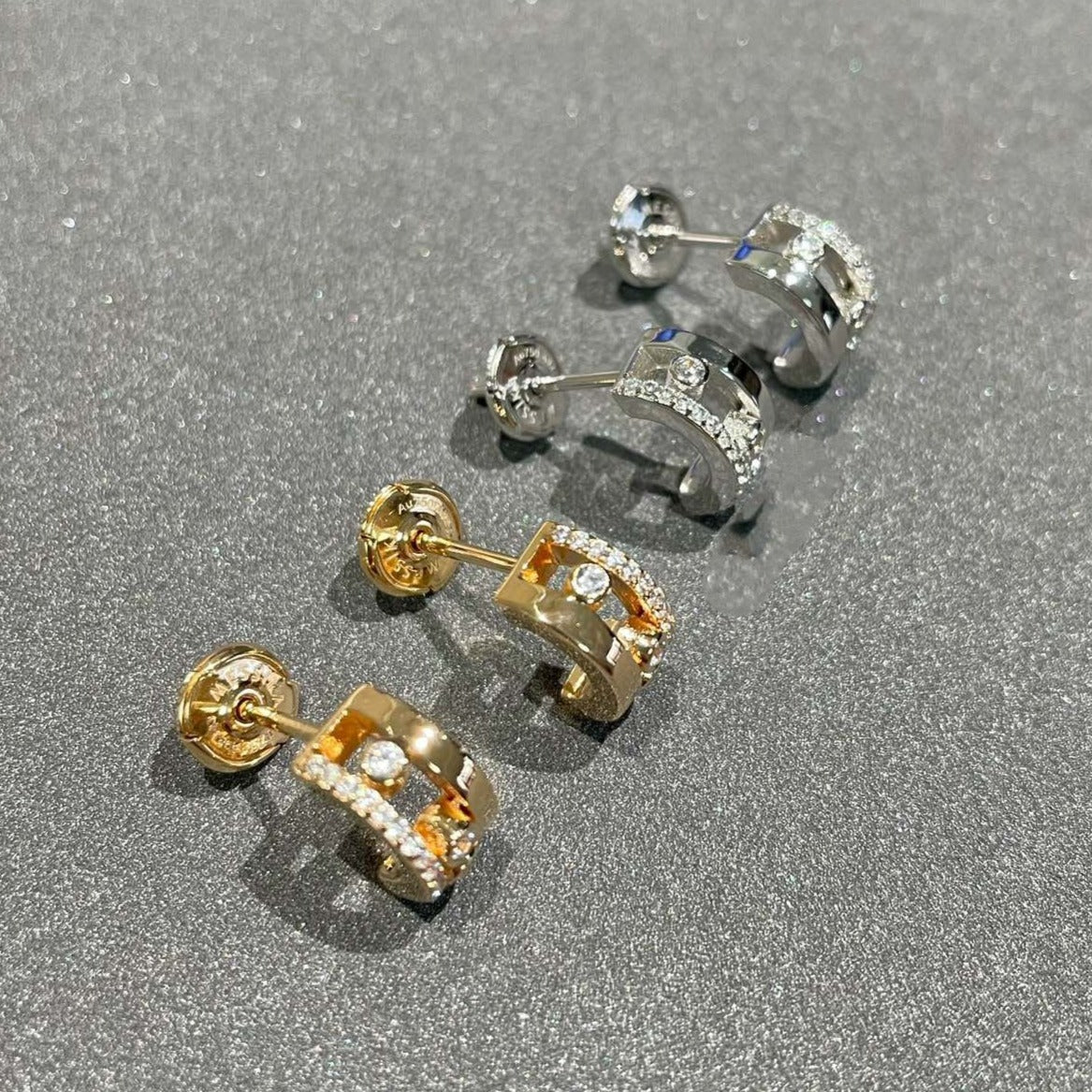 [Solara jewelry]MOVE ROMANE EARRINGS DIAMOND
