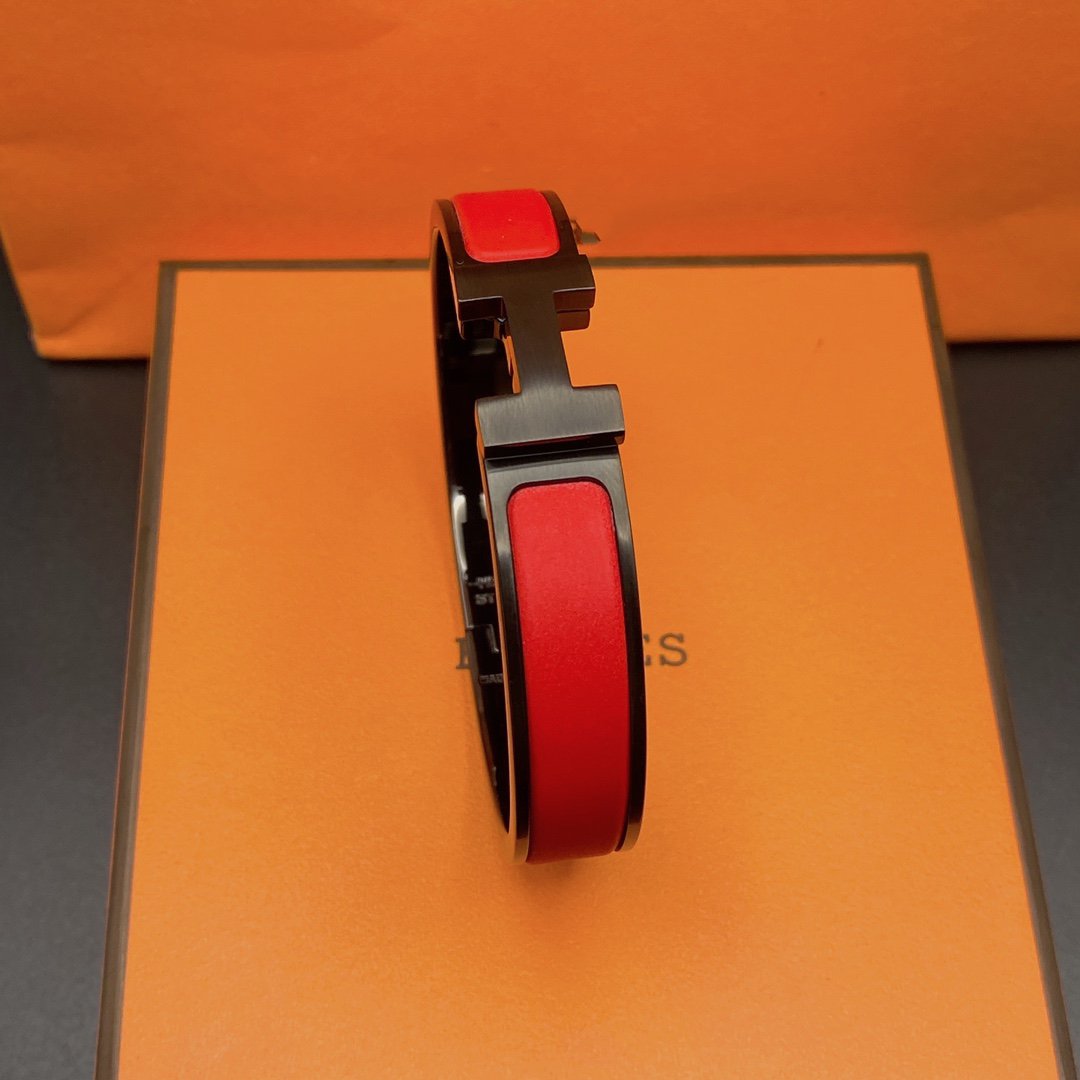 [Solara Jewelry]CLIC HM SO BLACK RED BRACELET