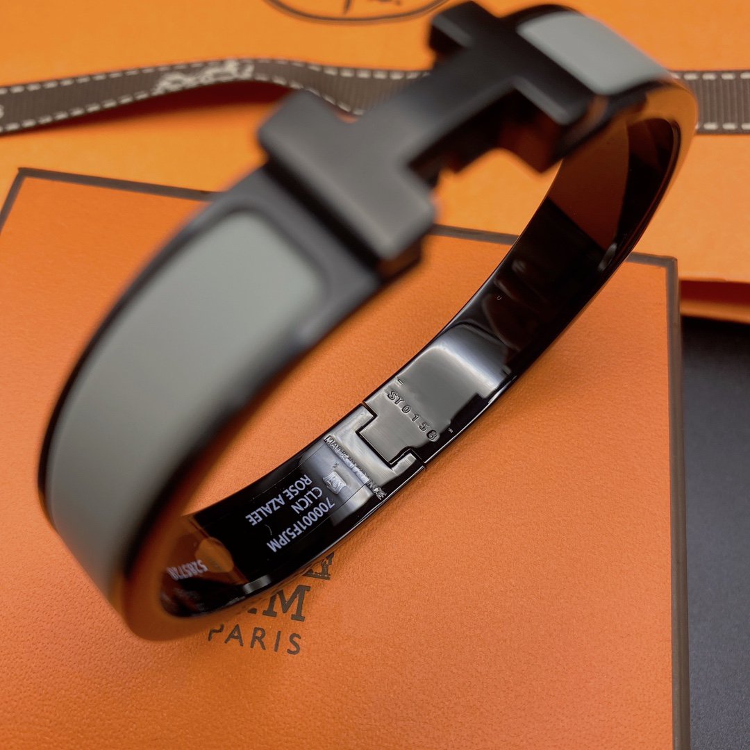 [Solara Jewelry]CLIC HM SO BLACK GREY BRACELET