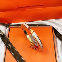 [ソララジュエリー]クラシックHMクリック ピンク8MMエナメルブレスレット