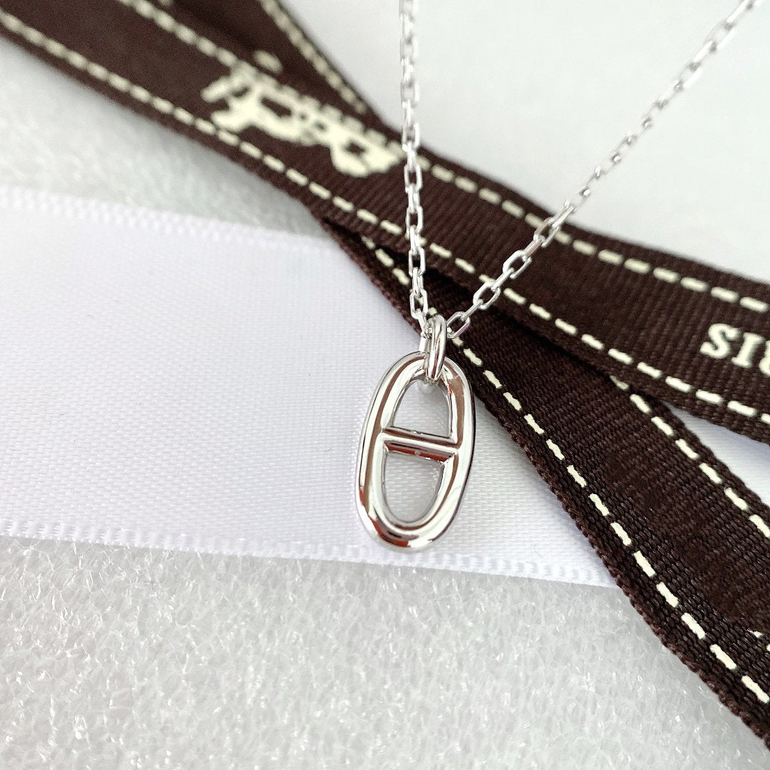 [Solara Jewelry]HM PIG NOSE NECKLACE