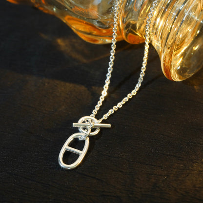 [Solara Jewelry]HM CHAINE D'ANCRE PENDANT NECKLACE STERLING SILVER
