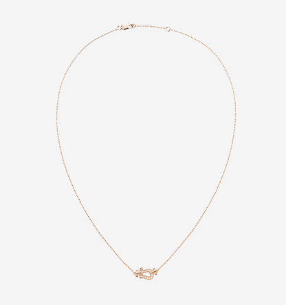 [Solara Jewelry]FORCE 10 DIAMOND PINK GOLD NECKLACE MINI MODEL