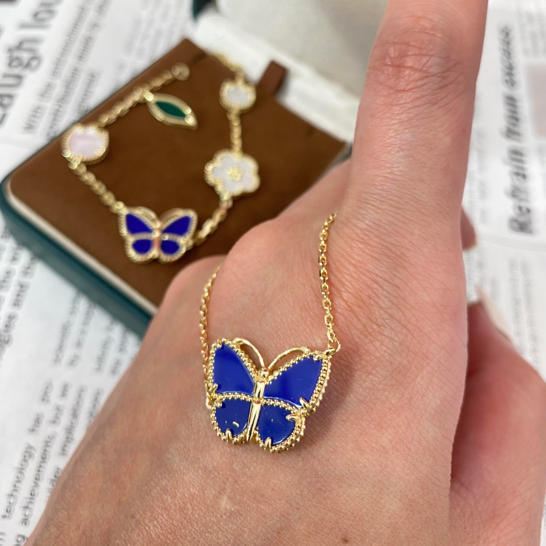 [Solara jewelry] 2026 NEW LUCKY BUTTERFLY 1 MOTIFS NECKLACE