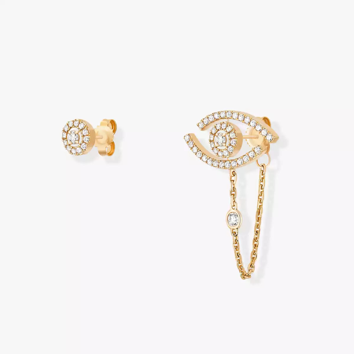 [Solara jewelry]Lucky Eye Diamond Earrings