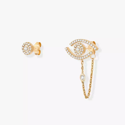 [Solara jewelry]Lucky Eye Diamond Earrings