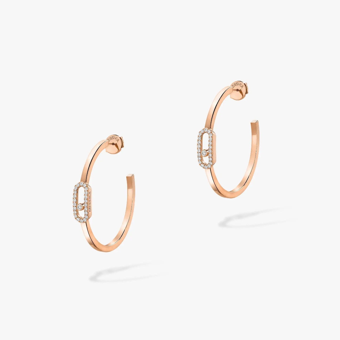 [Solara jewelry]CREOLES MOVE UNO PM DIAMOND EARRINGS